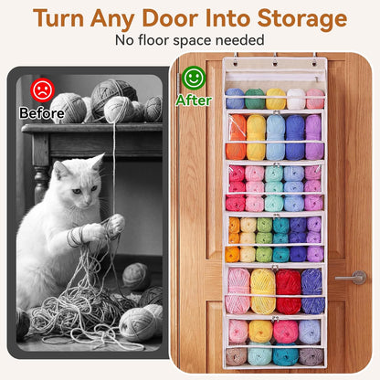 Over-the-Door Yarn Organizer