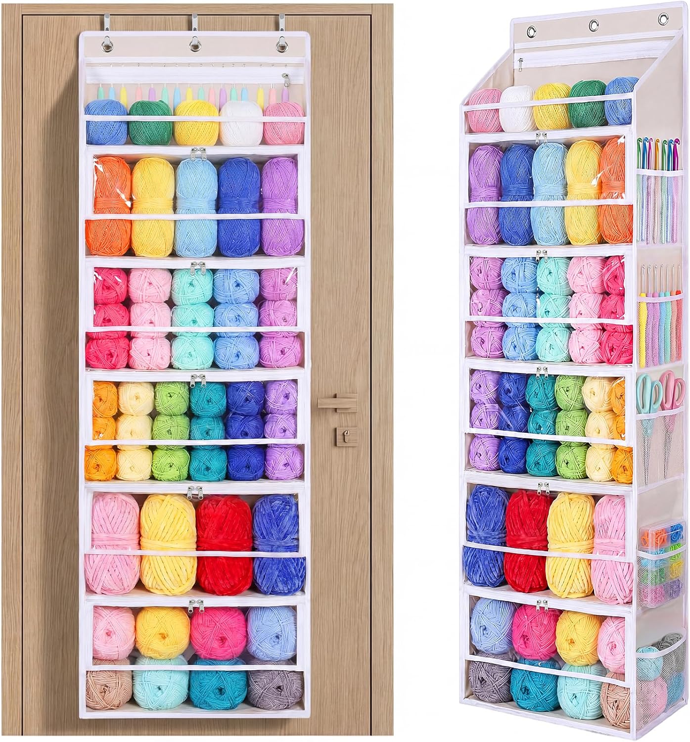 Over-the-Door Yarn Organizer