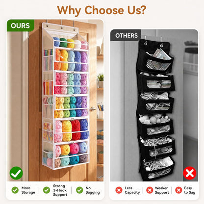 Over-the-Door Yarn Organizer
