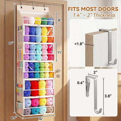 Over-the-Door Yarn Organizer